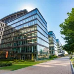 Office buildings in Budapest