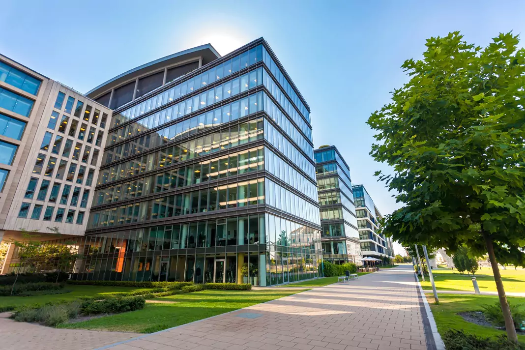 Office buildings in Budapest