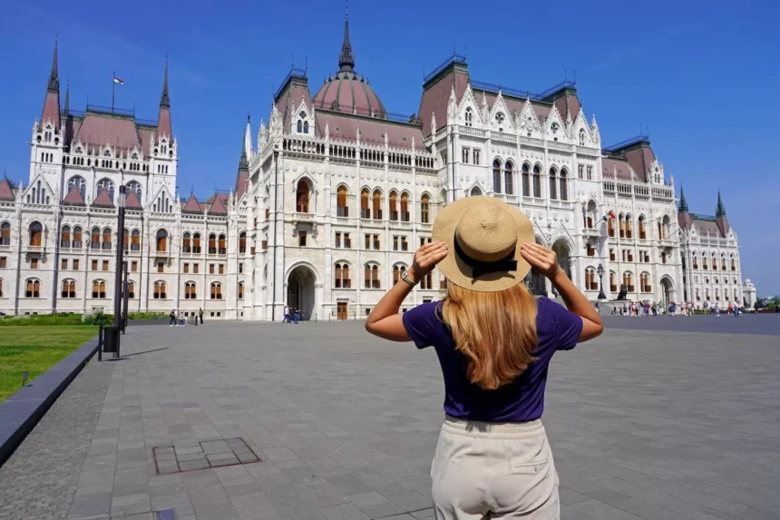 Tourist in Budapest