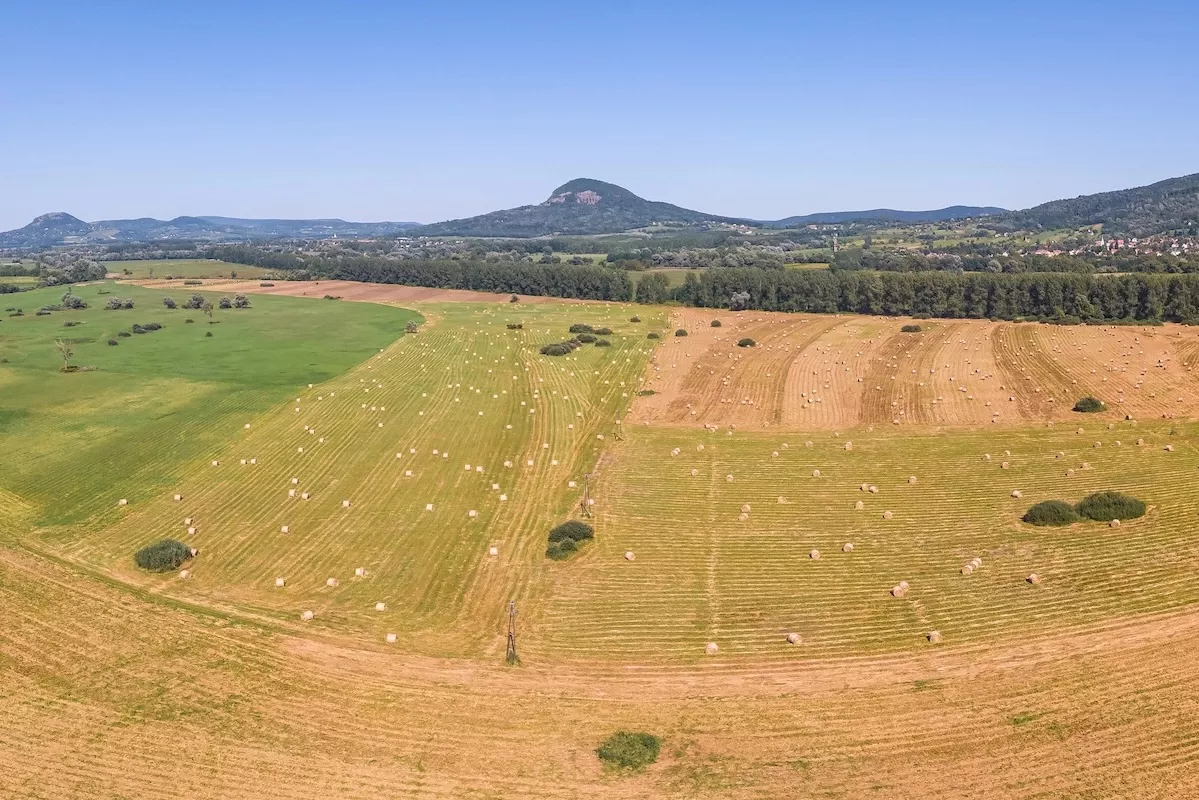 Hungarian farmland Balaton