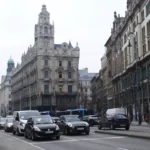 Car traffic Budapest