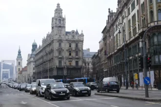 Car traffic Budapest